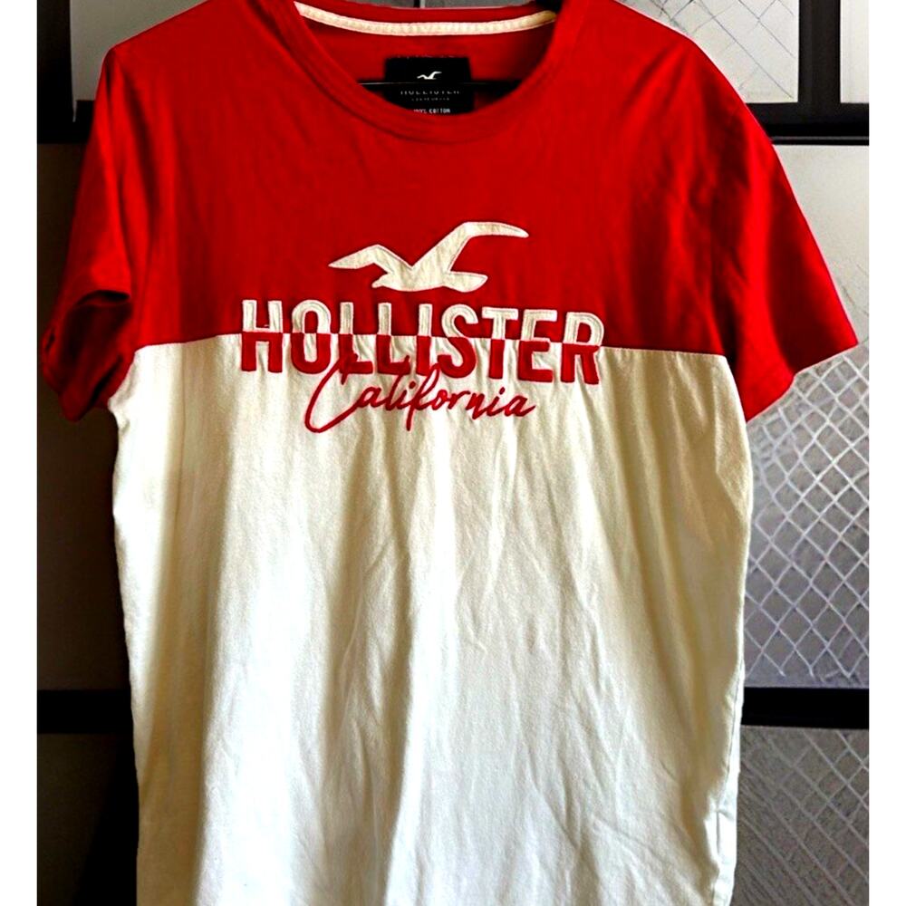 VTG Y2K Hollister California Mens shirt M Skater Grunge Retro Preppy 90s RARE!